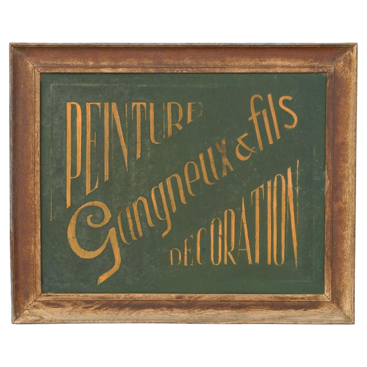 Cartel de decoradores franceses en venta