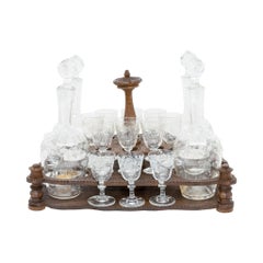 French Deer Head Tantalus Box