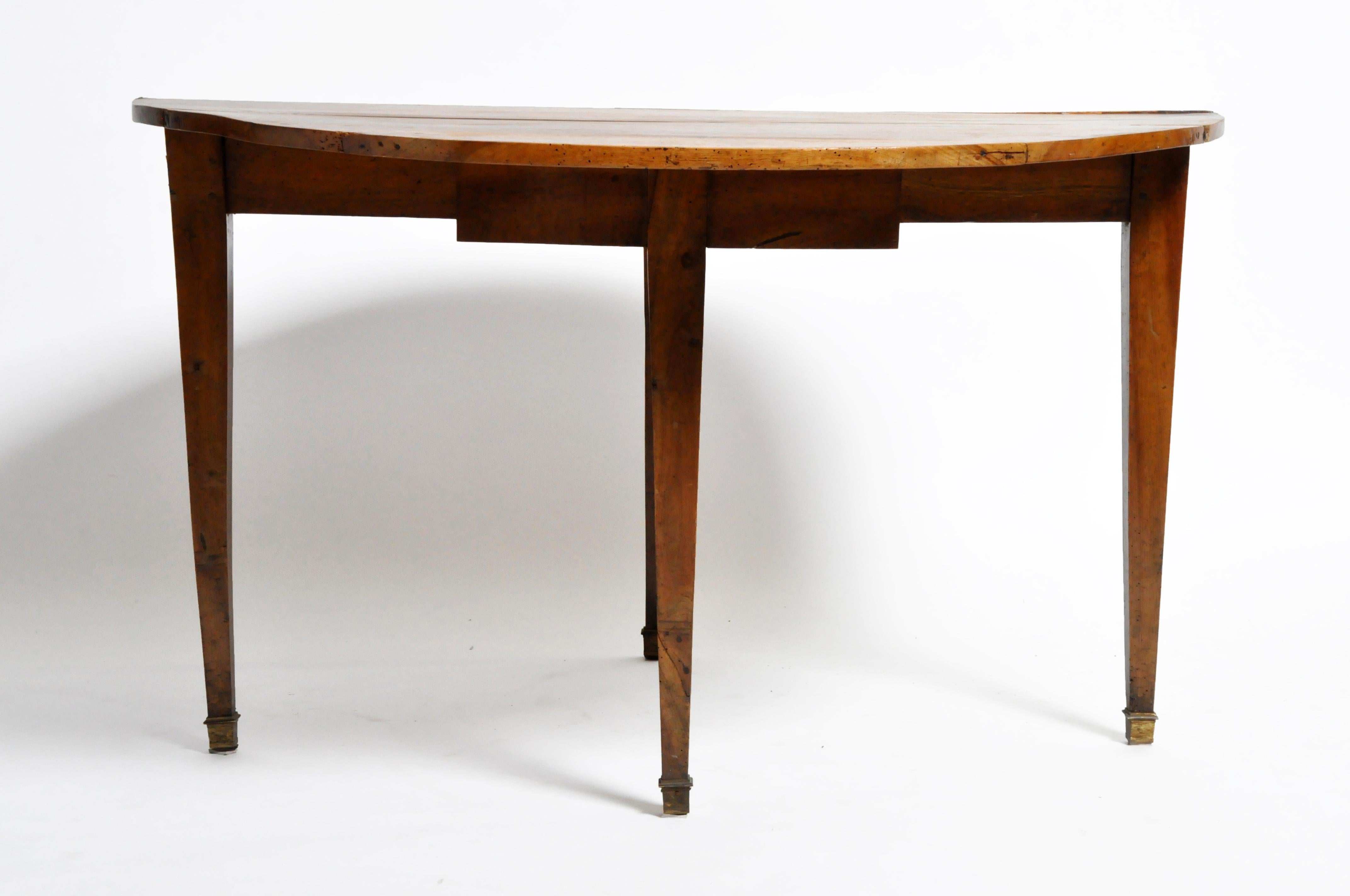 French Demilune Folding Game Table 7