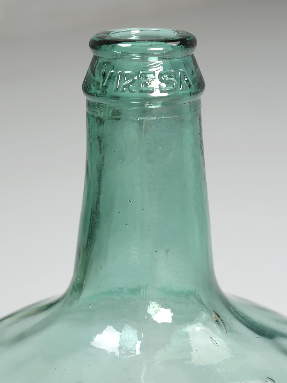 French Demijohn or Carboy Glass Bottle 1