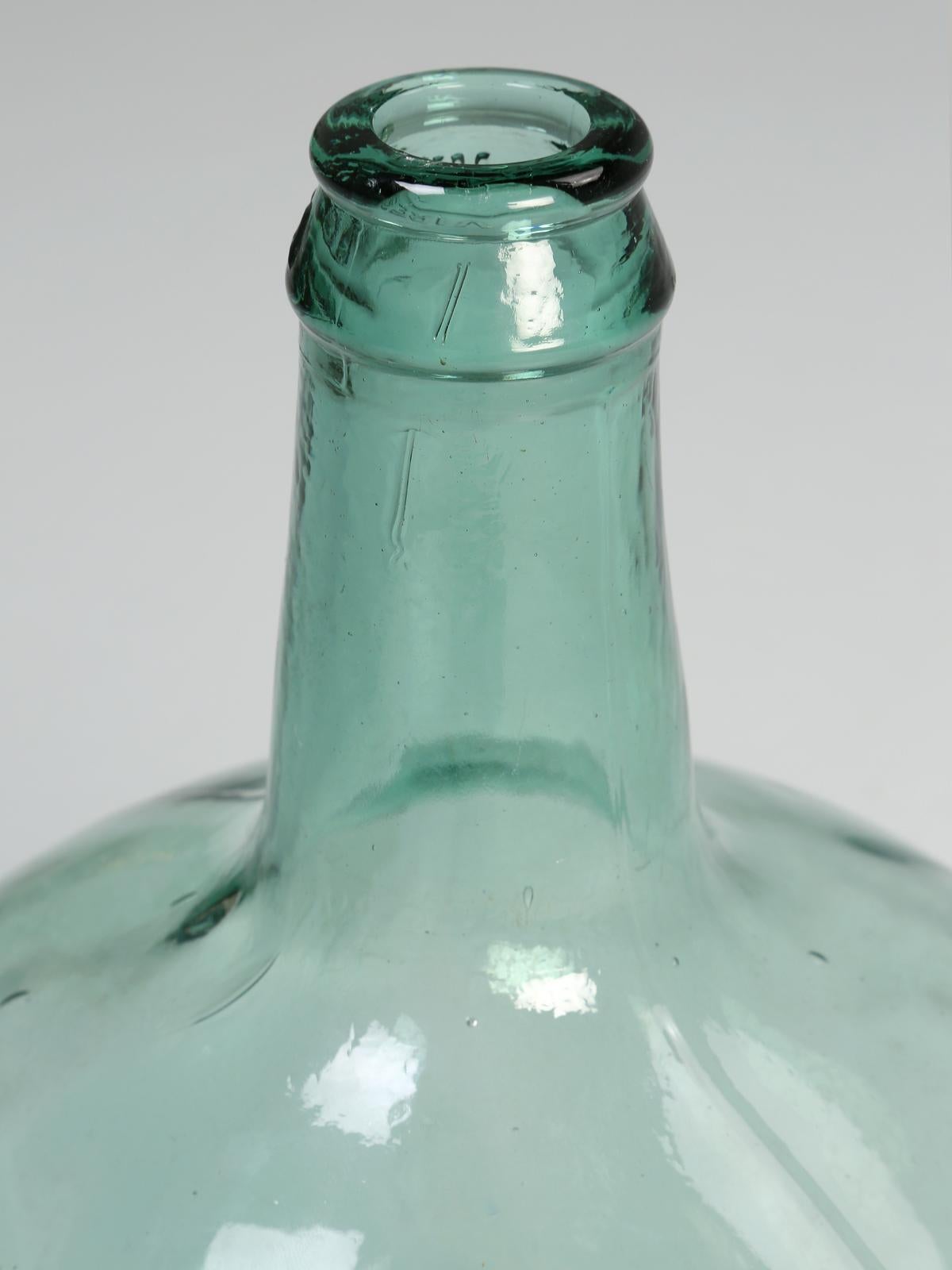 Early 20th Century French Demijohn or Carboy Glass Bottle