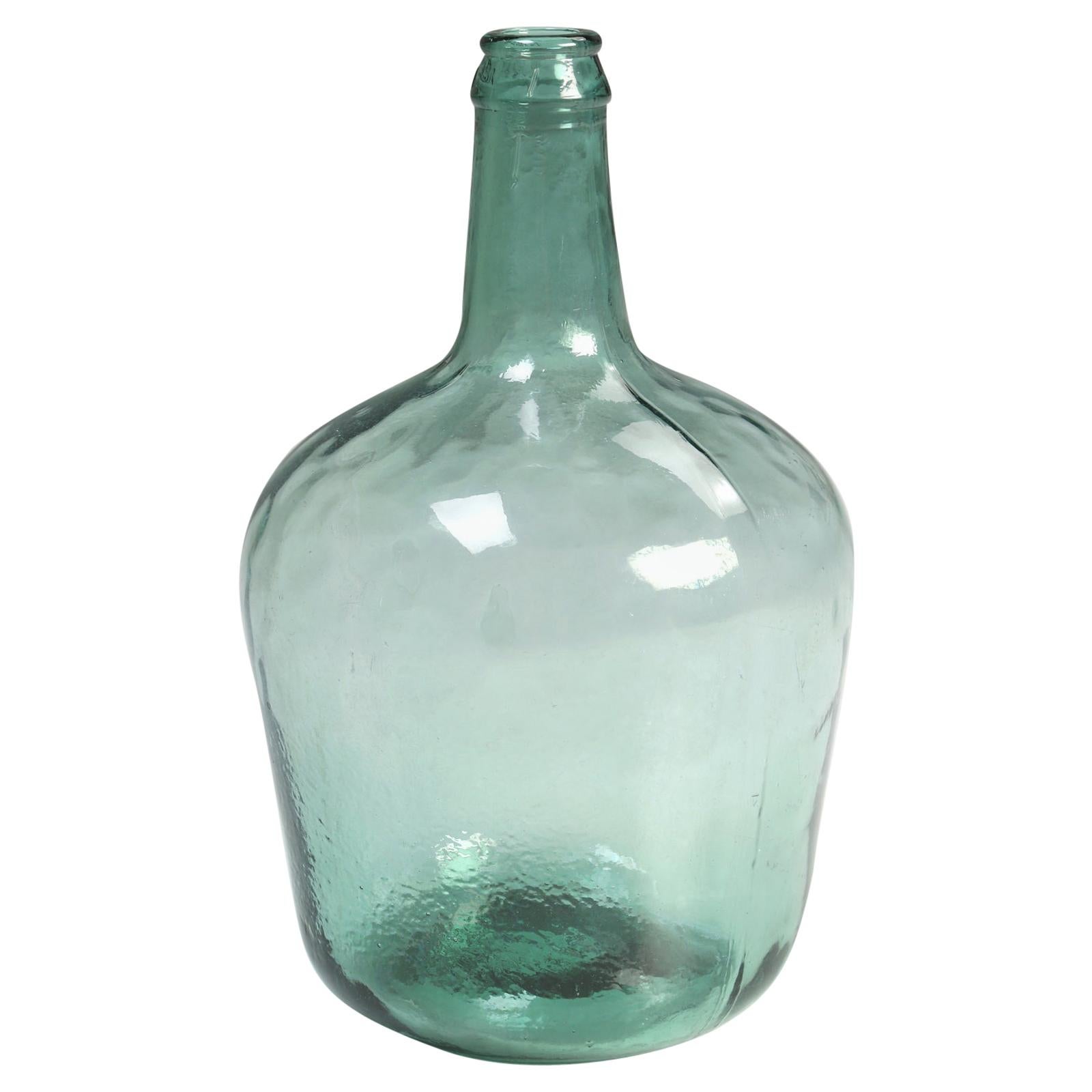 French Demijohn or Carboy Glass Bottle