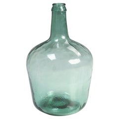 Used French Demijohn or Carboy Glass Bottle