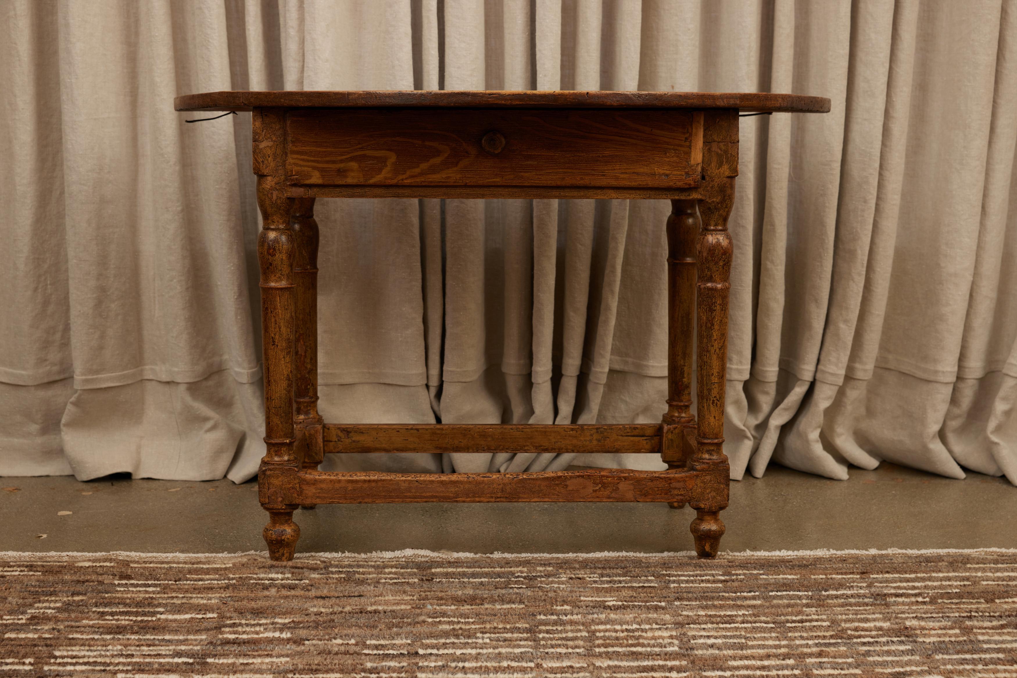French Demilune Table 19th Century For Sale 16