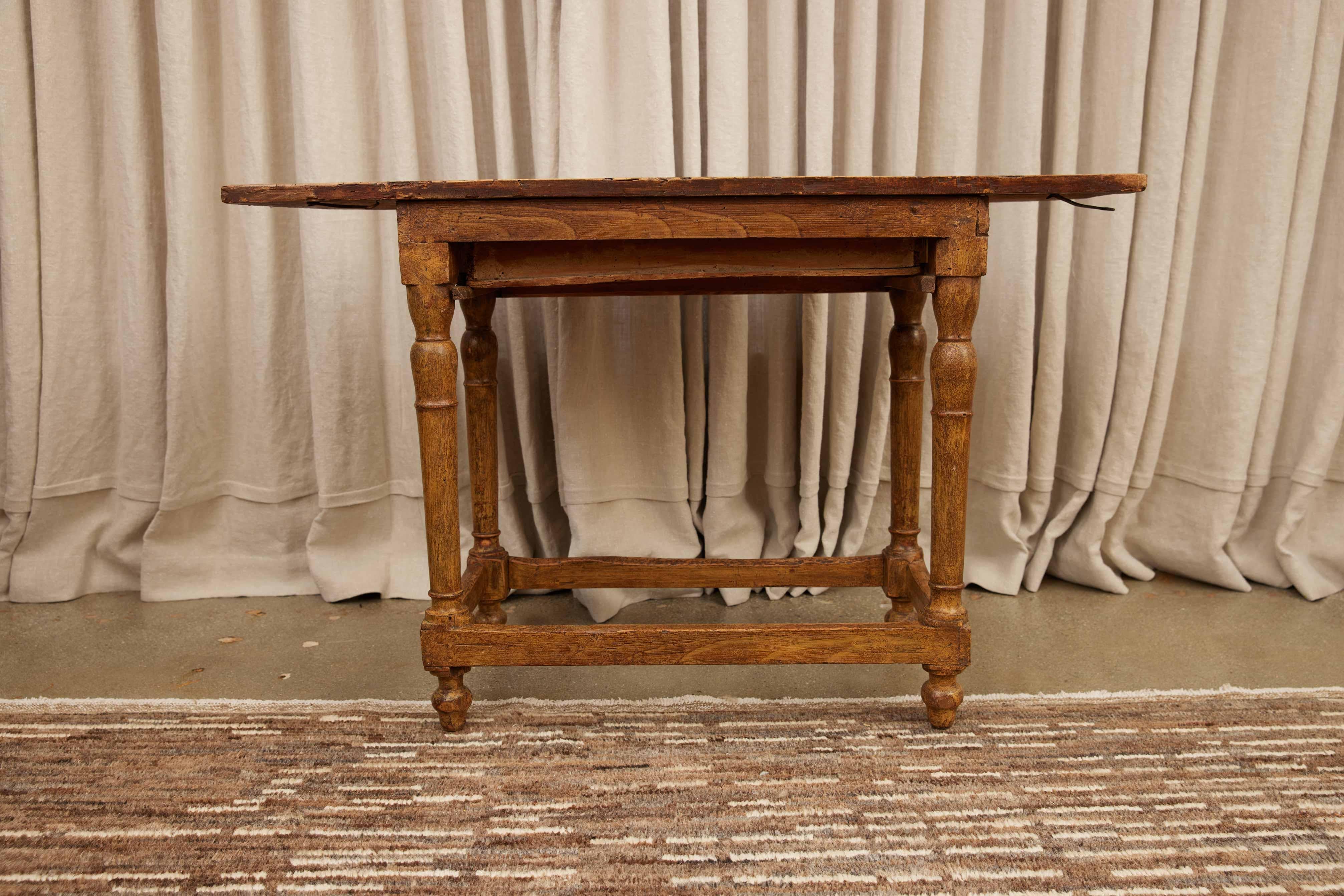 French Demilune Table 19th Century For Sale 4