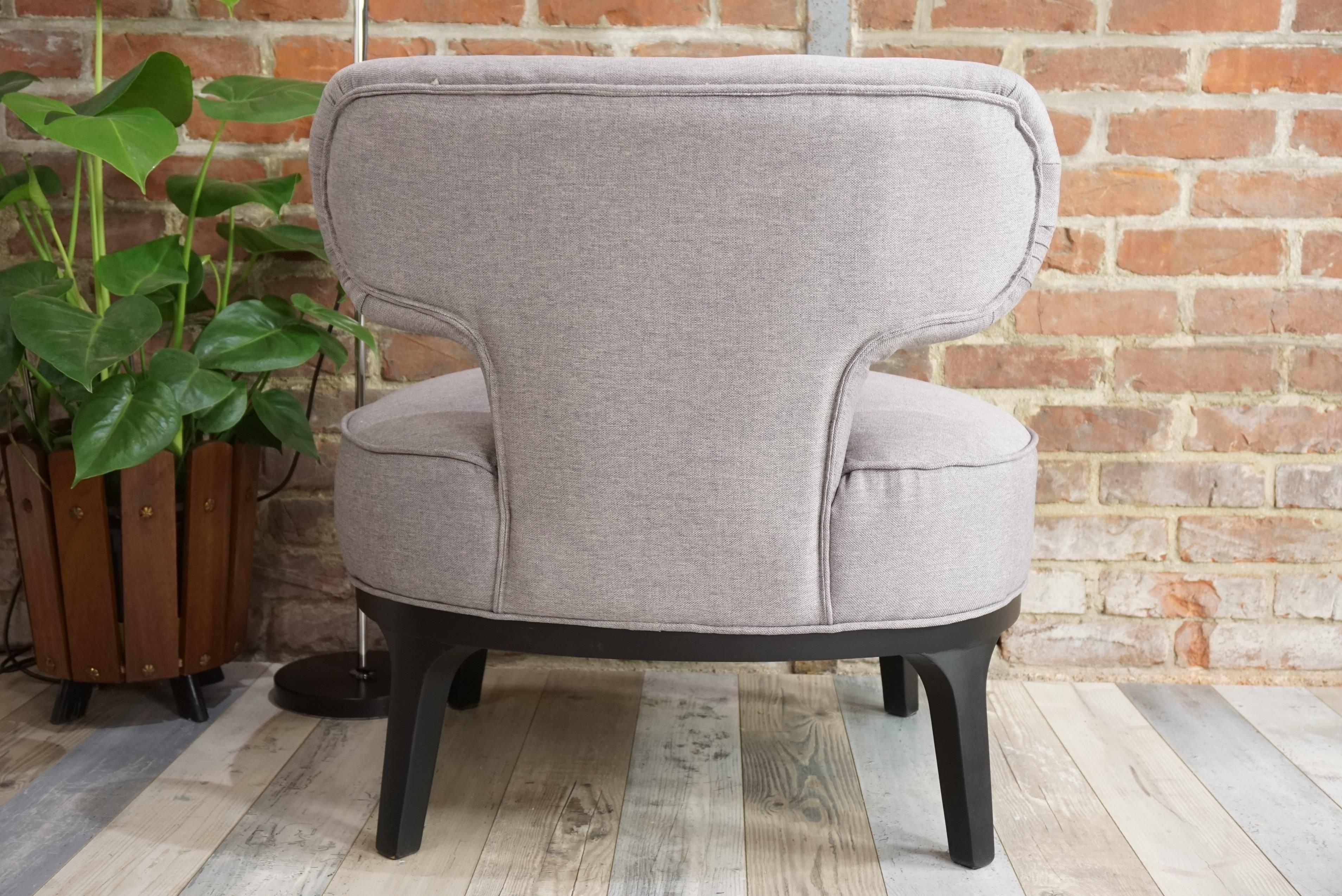 Contemporary French Design and Lounge Pair of Armchairs
