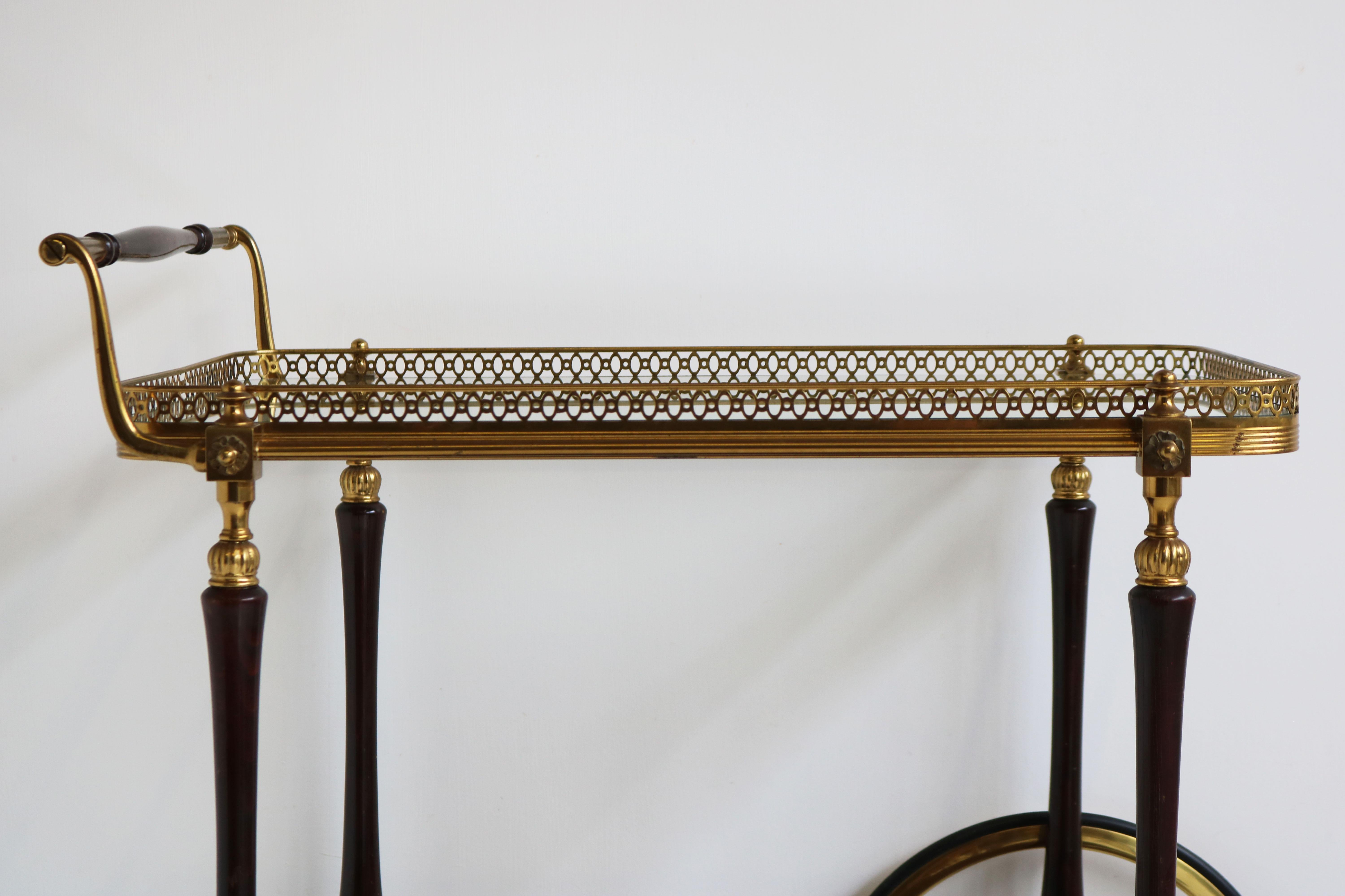 french serving trolley