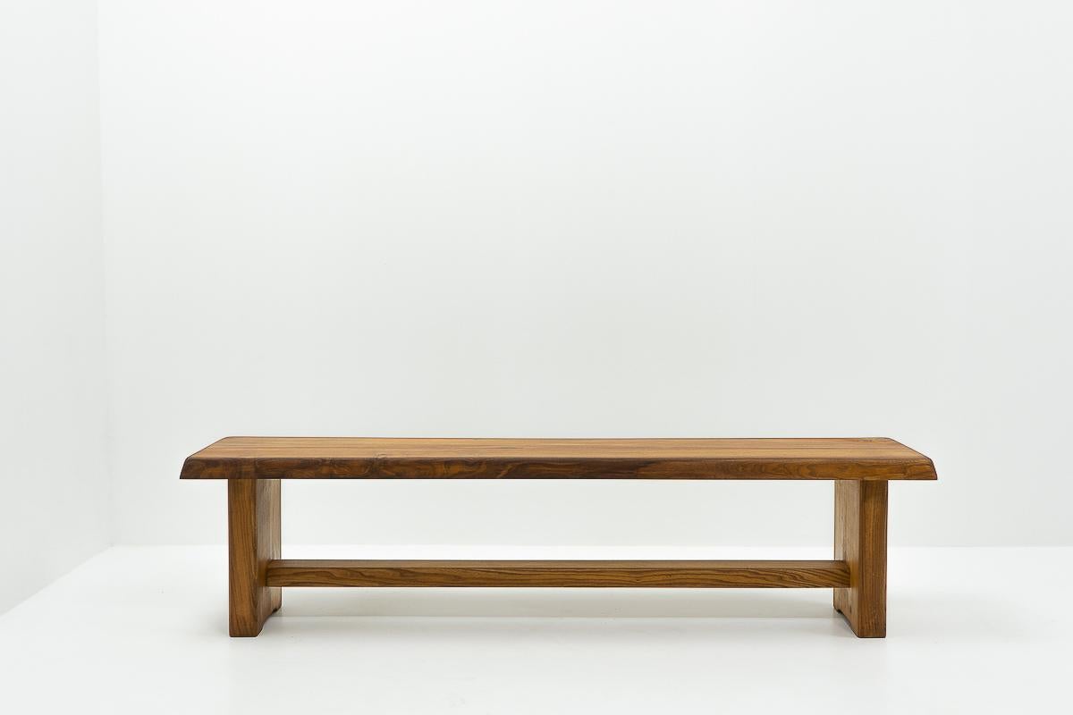 French Design Classic: Pierre Chapo, S14 Benches, 1980s For Sale 4
