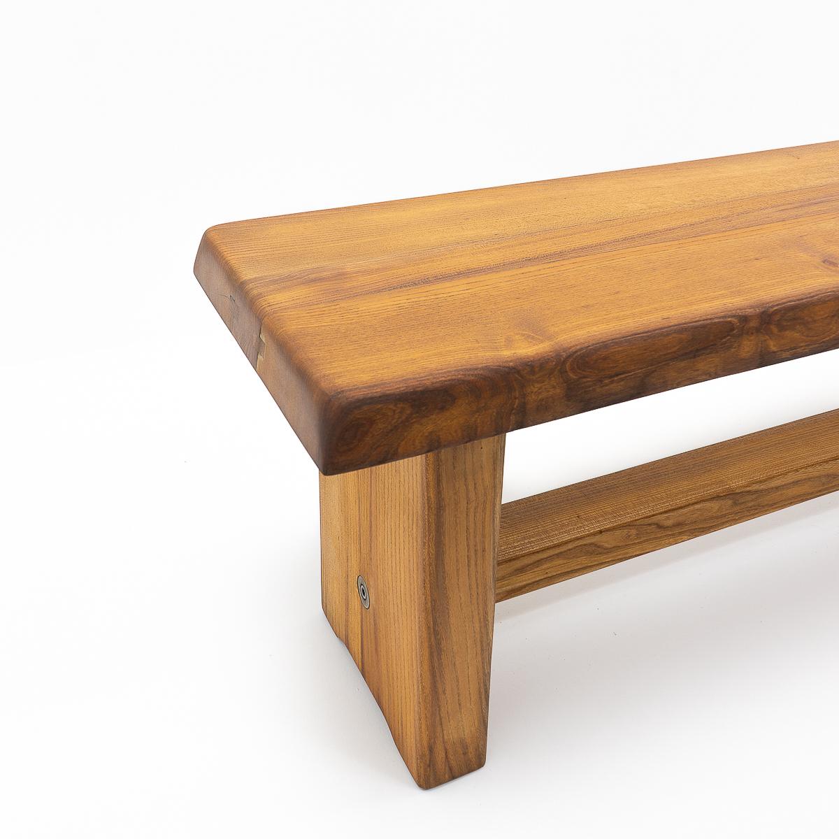 French Design Classic: Pierre Chapo, S14 Benches, 1980s For Sale 7