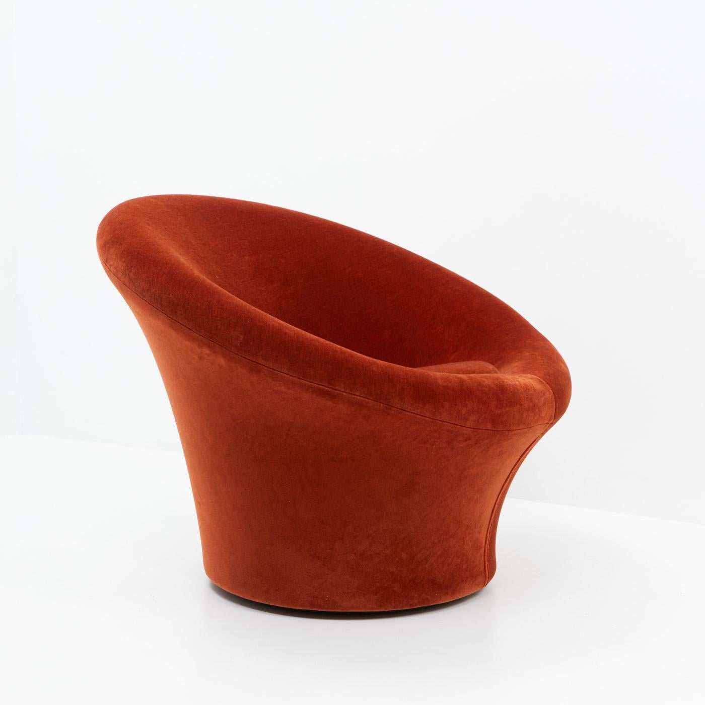 Fabric French Design Classic Pierre Paulin for Artifort Mushroom Lounge Chair For Sale