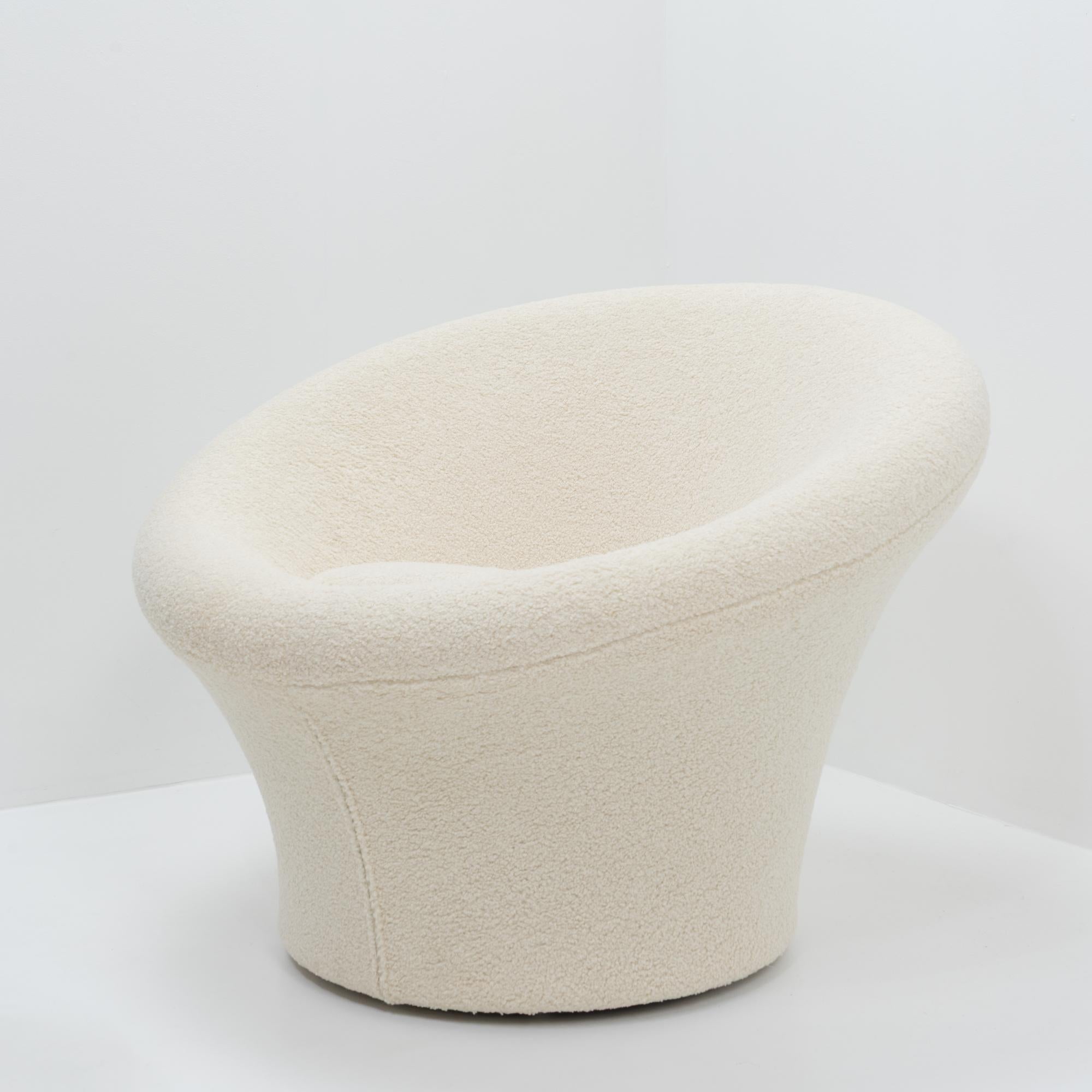 French Design Classic Pierre Paulin for Artifort Mushroom Lounge Chair Ottoman en vente 3