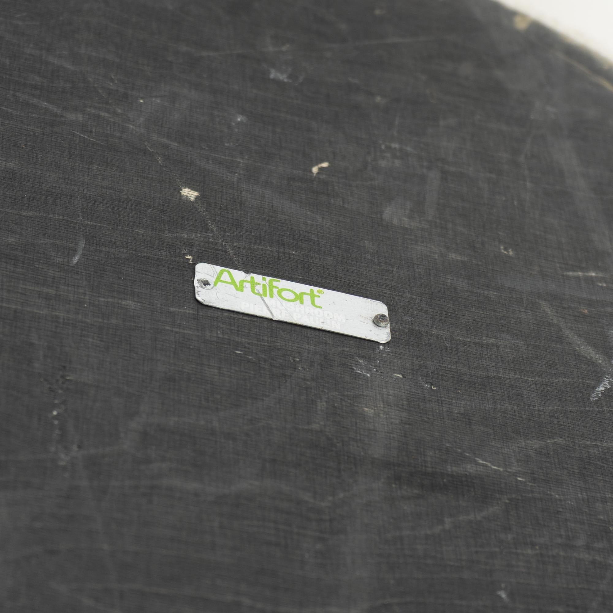 French Design Classic Pierre Paulin for Artifort Mushroom Lounge Chair Ottoman en vente 5