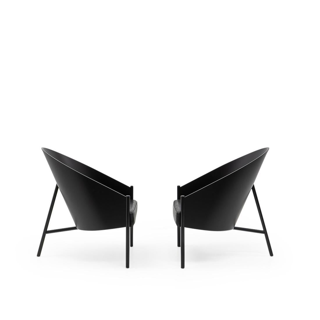 Post-Modern French Design Classic Pratfall Lounge Chairs by P. Starck for Driade, Set of Two For Sale
