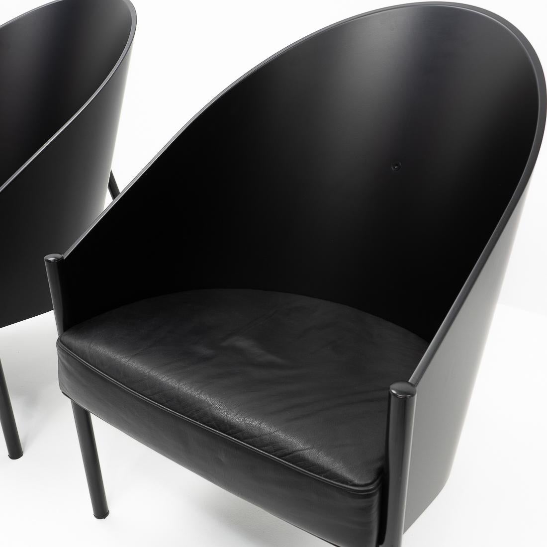 French Design Classic Pratfall Lounge Chairs by P. Starck for Driade, Set of Two In Good Condition For Sale In Renens, CH