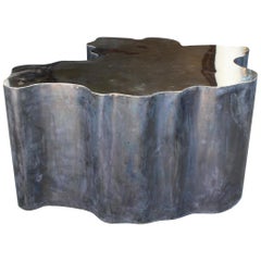 French Design Gilded Brass Coffee Table