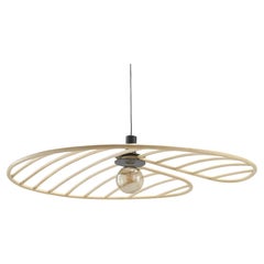 French Design Large Rattan Ceiling Lamp
