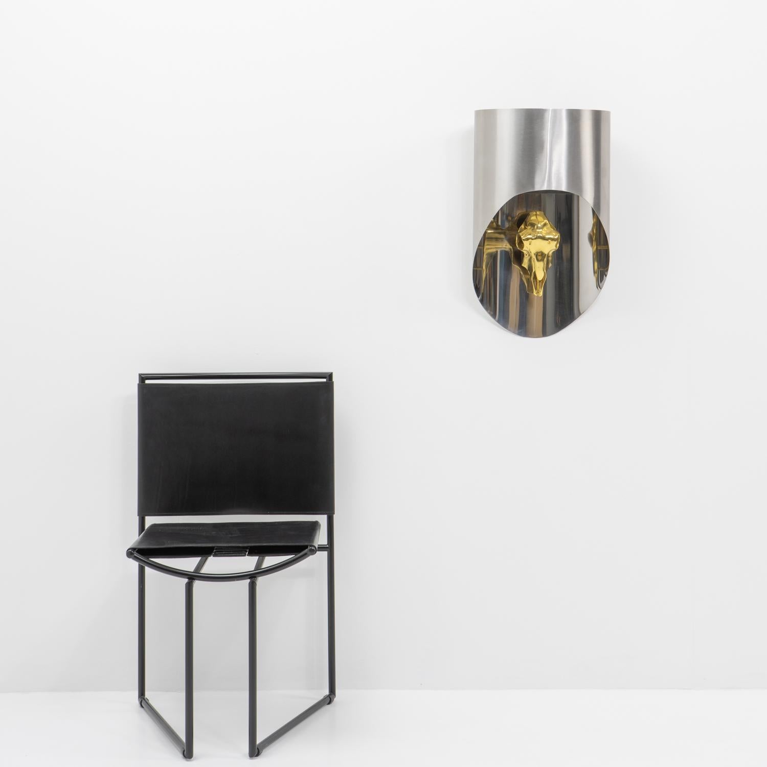 Französisches Design Maria Pergay Totem Wandleuchte oder Wandleuchter, 1970er Jahre im Angebot 3