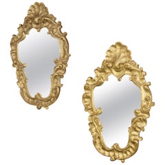 French Design Pair of Mirrors Rococo Style 