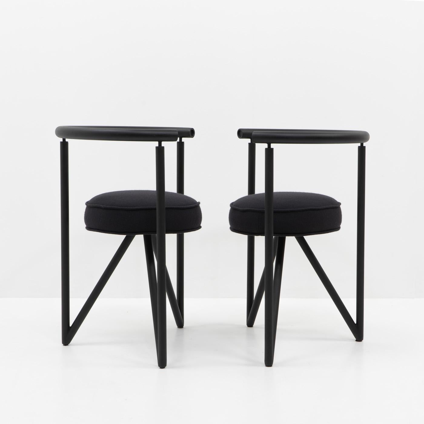 Acciaio Design Philipp Starck Sedia Miss Dorn per Disform in vendita