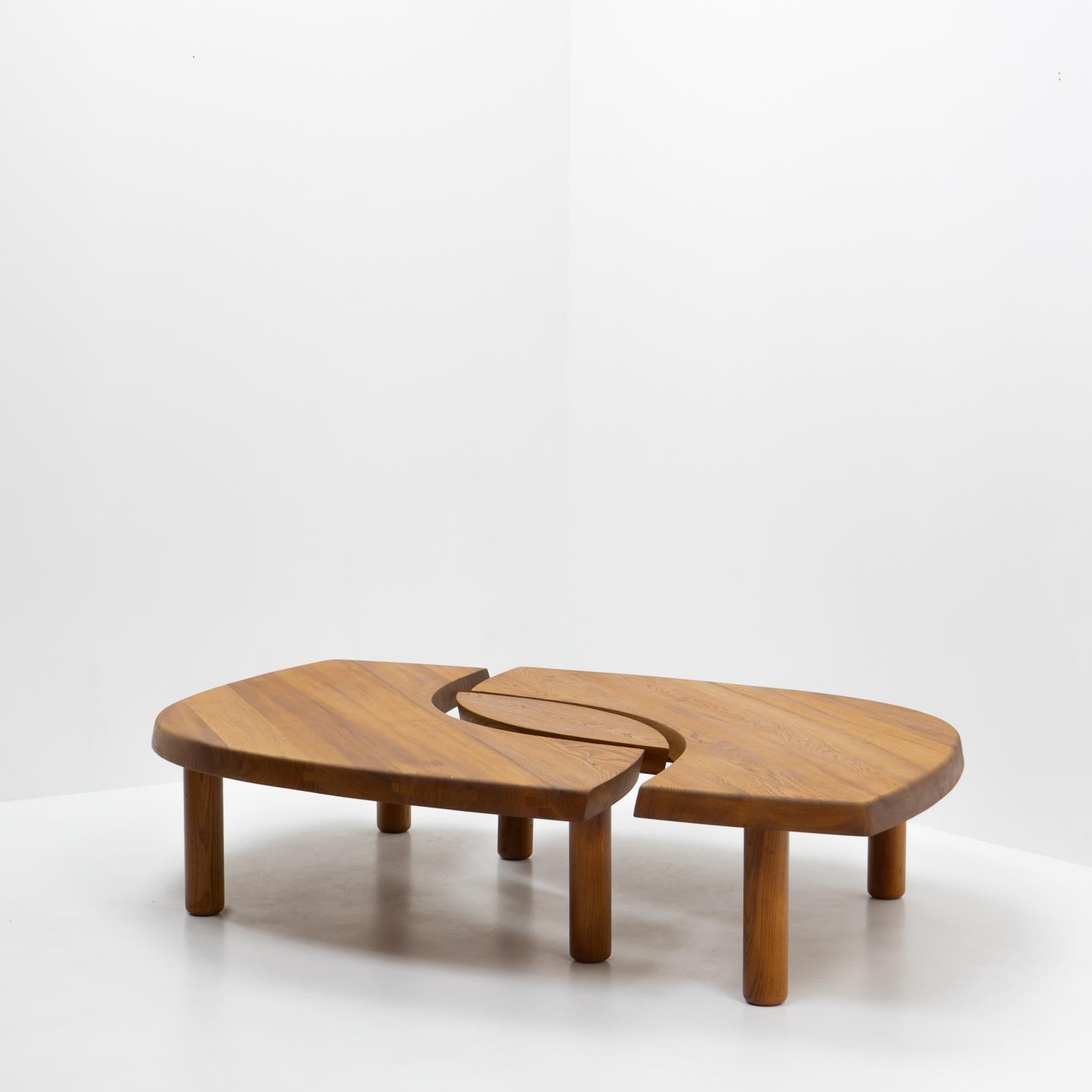 Table basse à œil Pierre Chapo T22, France - 1970 Bon état à Renens, CH