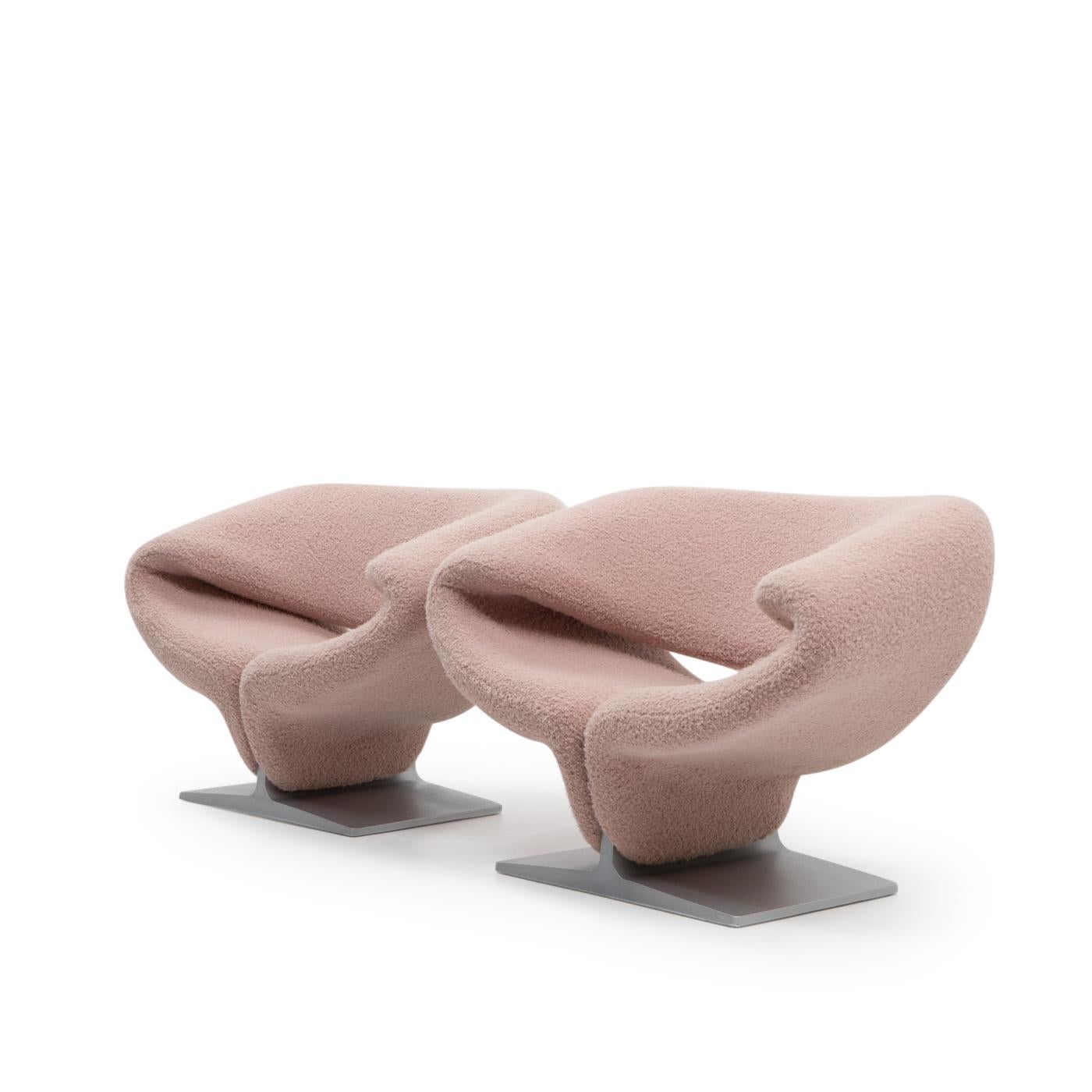 Mid-Century Modern Chaises ruban de conception française Pierre Paulin, Artifort, années 1990 en vente