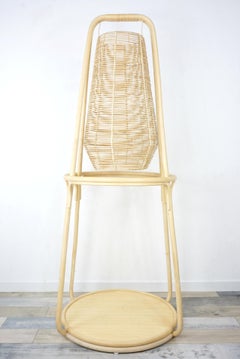 French Design Rattan Floor Lamp