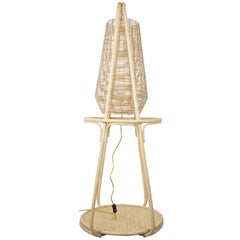 French Design Rattan Floor Lamp