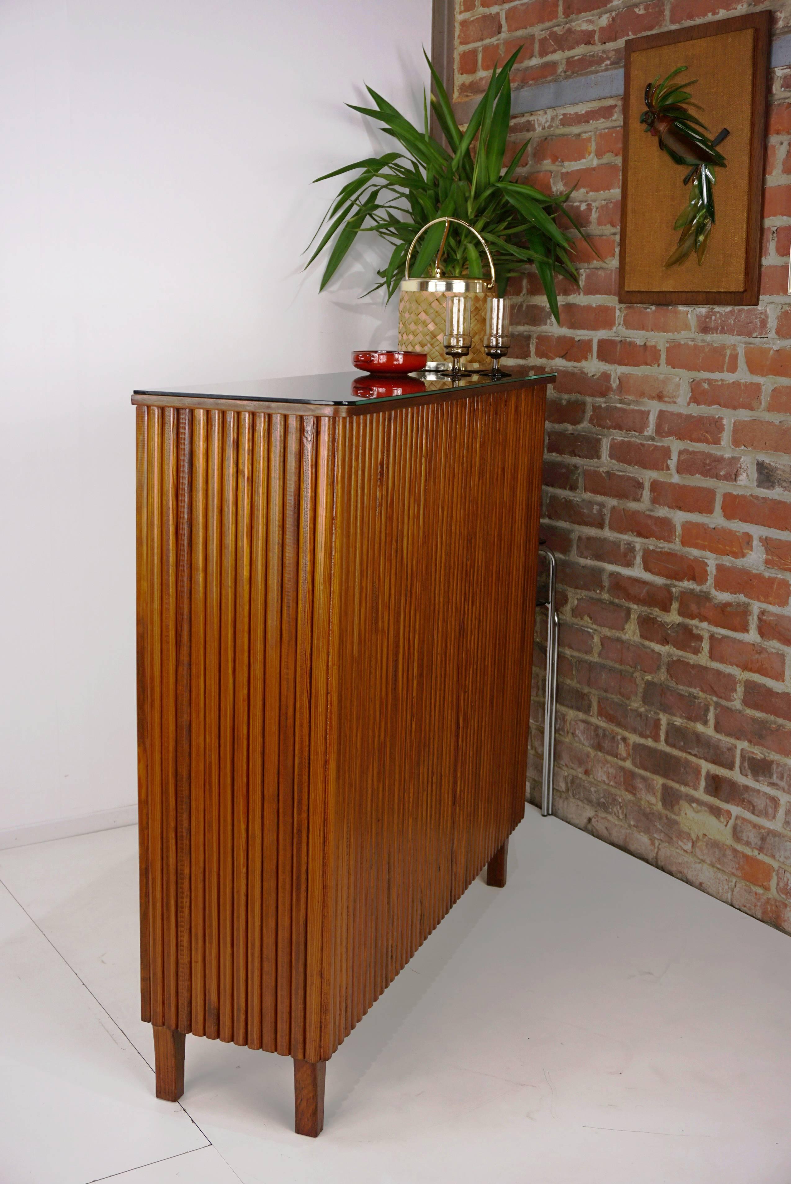 French Design Wooden and Mirrors Bar of the 1960s 10