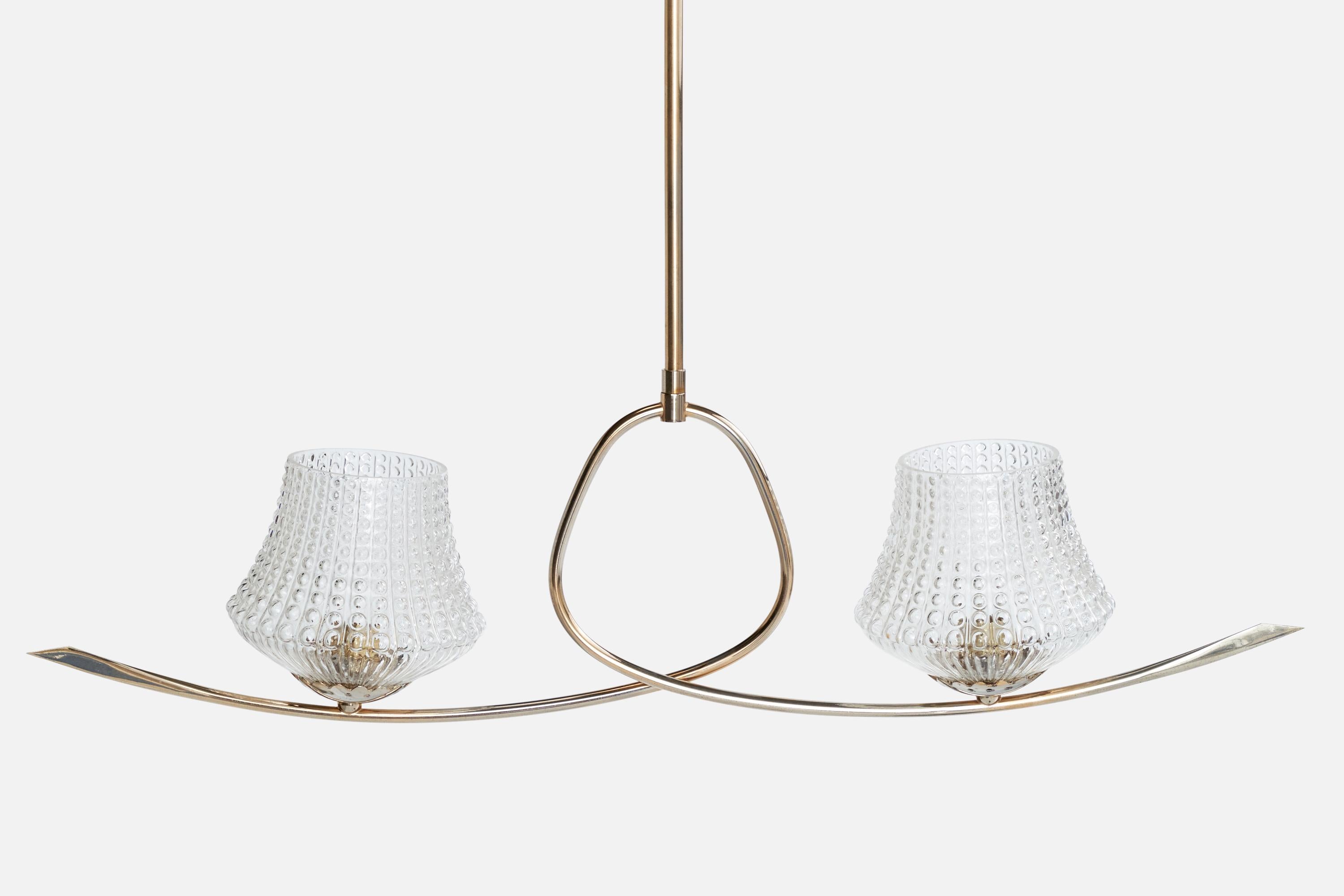 Milieu du XXe siècle Designer français, lustre, métal, verre, France, années 1960 en vente