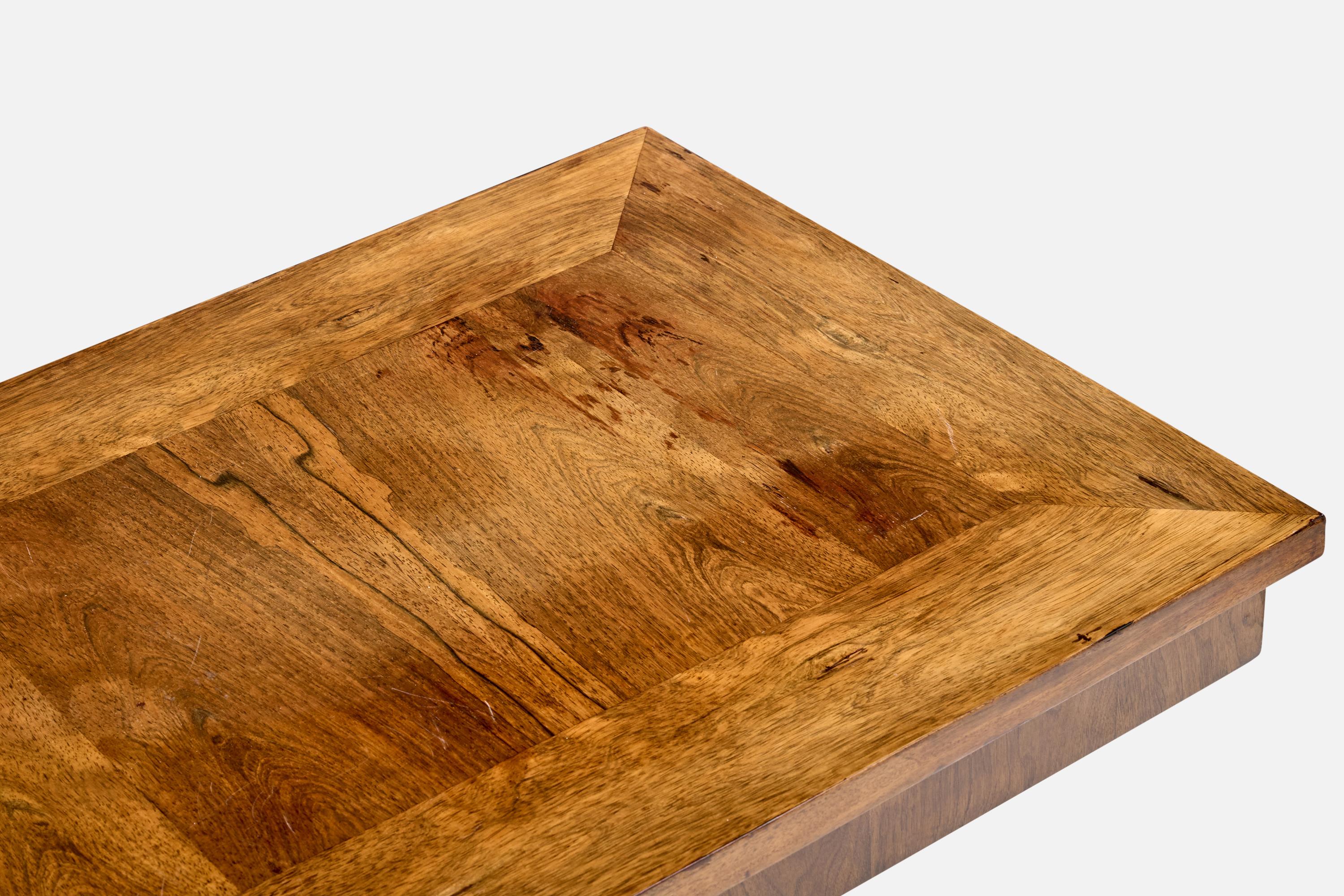 French Designer, Console Table, Wood, Steel, France, 1940s For Sale 4
