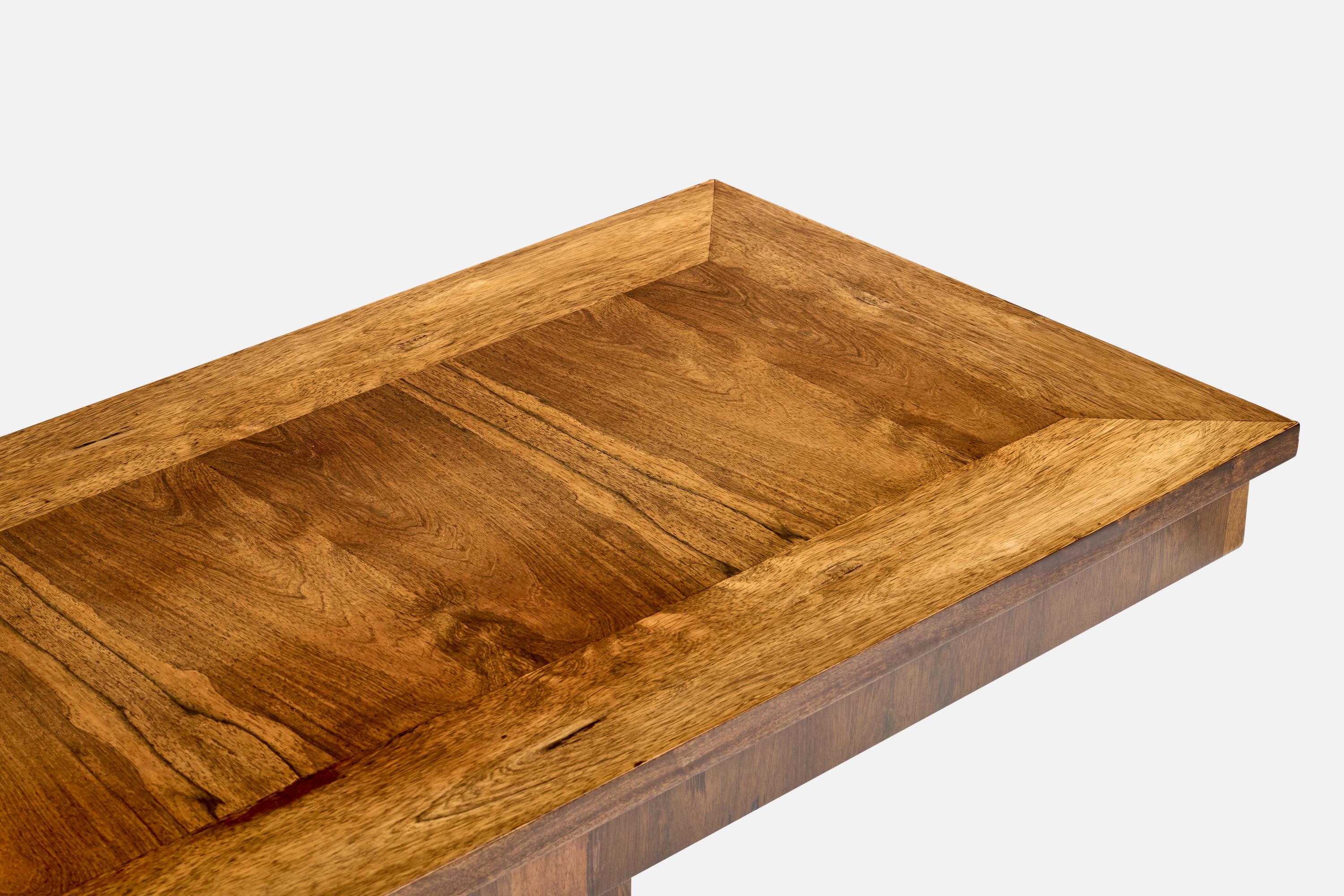French Designer, Console Table, Wood, Steel, France, 1940s For Sale 3