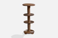 Diseñador francés, Mesa auxiliar, Madera, Francia, Años 1940