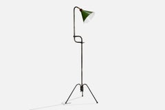 Französische Designerin, Stehlampe, Metall, Eisen, Frankreich, 1940er Jahre