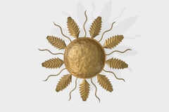 French Designer, Flush Mount, Metal, France, 1960s