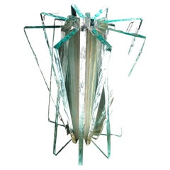 French Designer Glass Lamp