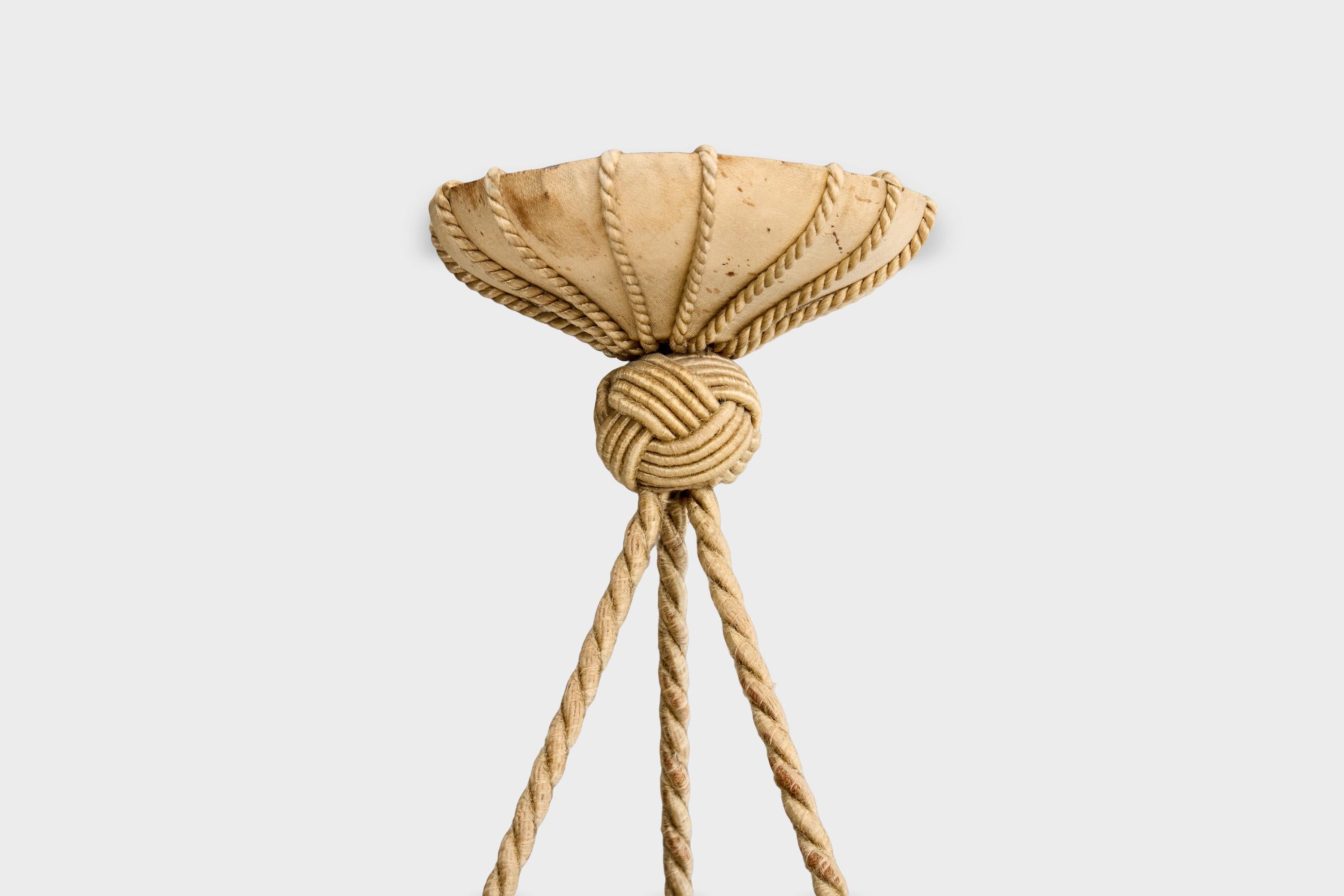 Designer français, Design-Light, albâtre, corde, France, années 1930 2