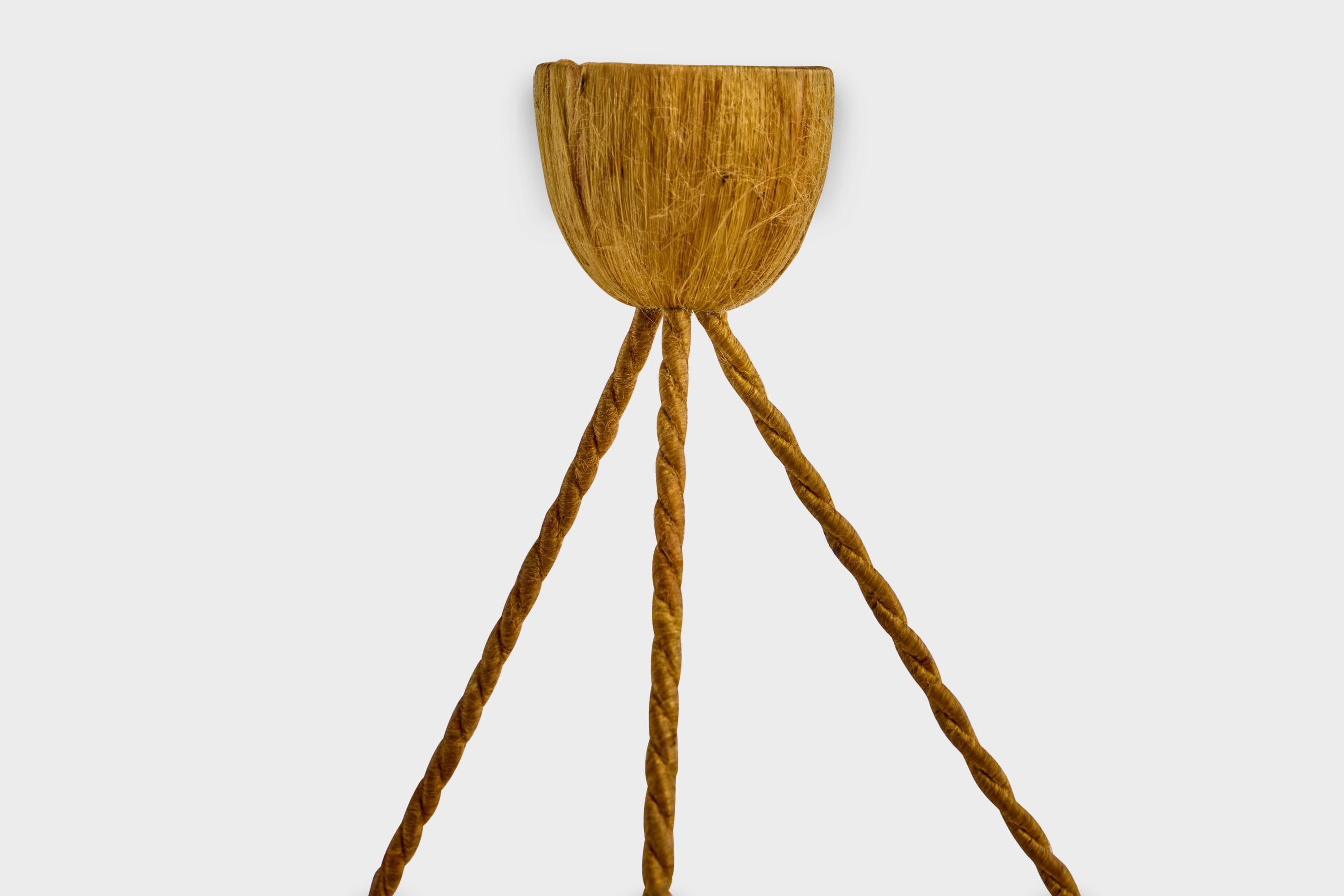 Designer français, Design-Light, albâtre, corde, France, années 1930 en vente 1