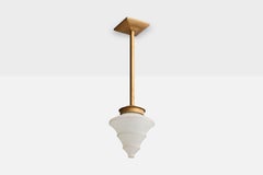 Design/One Light, métal, verre, France, années 1930