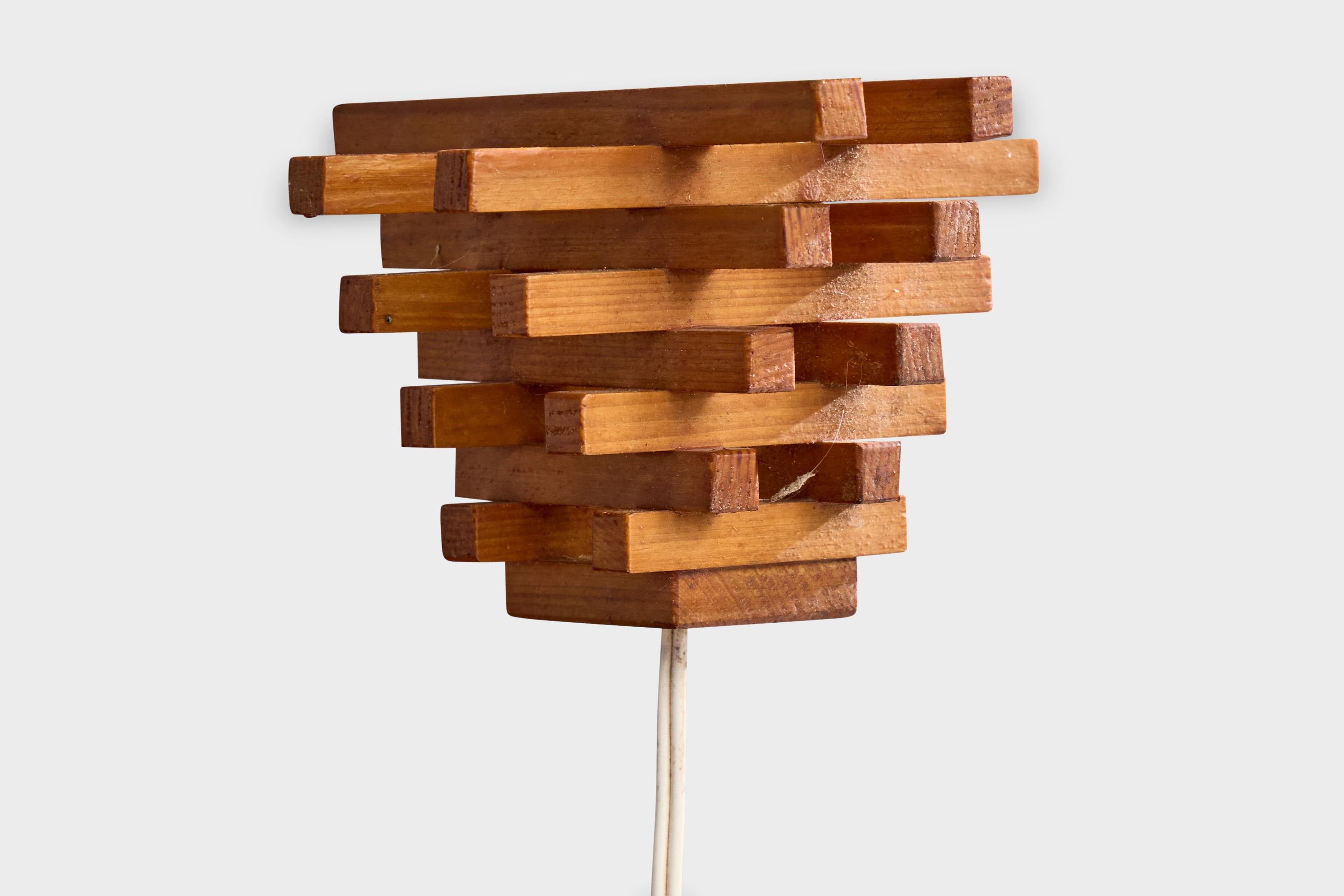 Designer francese, lampada a sospensione, Oak, Francia, anni '50 in vendita 2