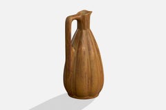 French Designer, Pitcher, Ceramic, France, 1950s