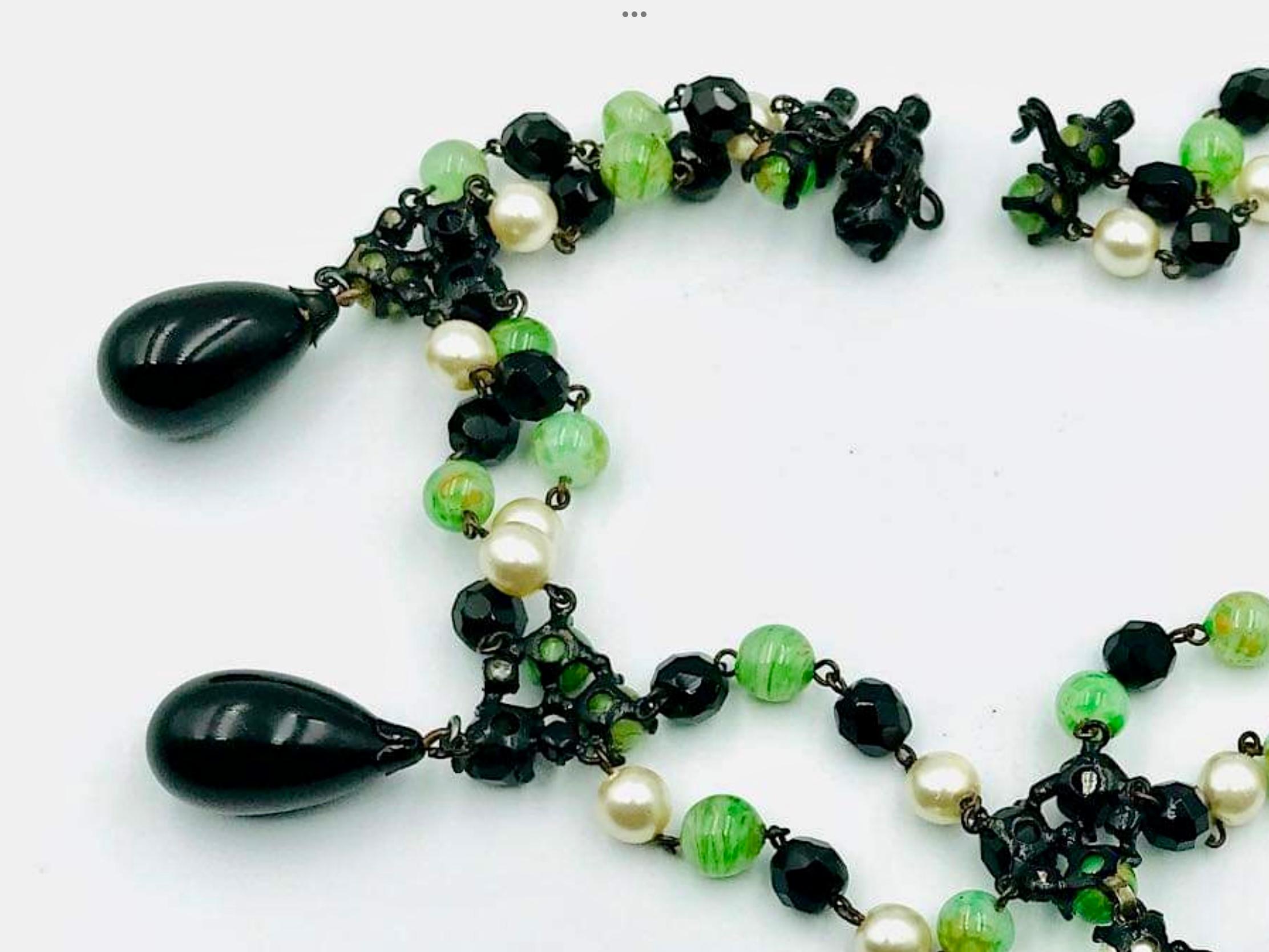 Lo stilista francese Roger Scemama per Christian Dior Collana 1950s in vendita 6
