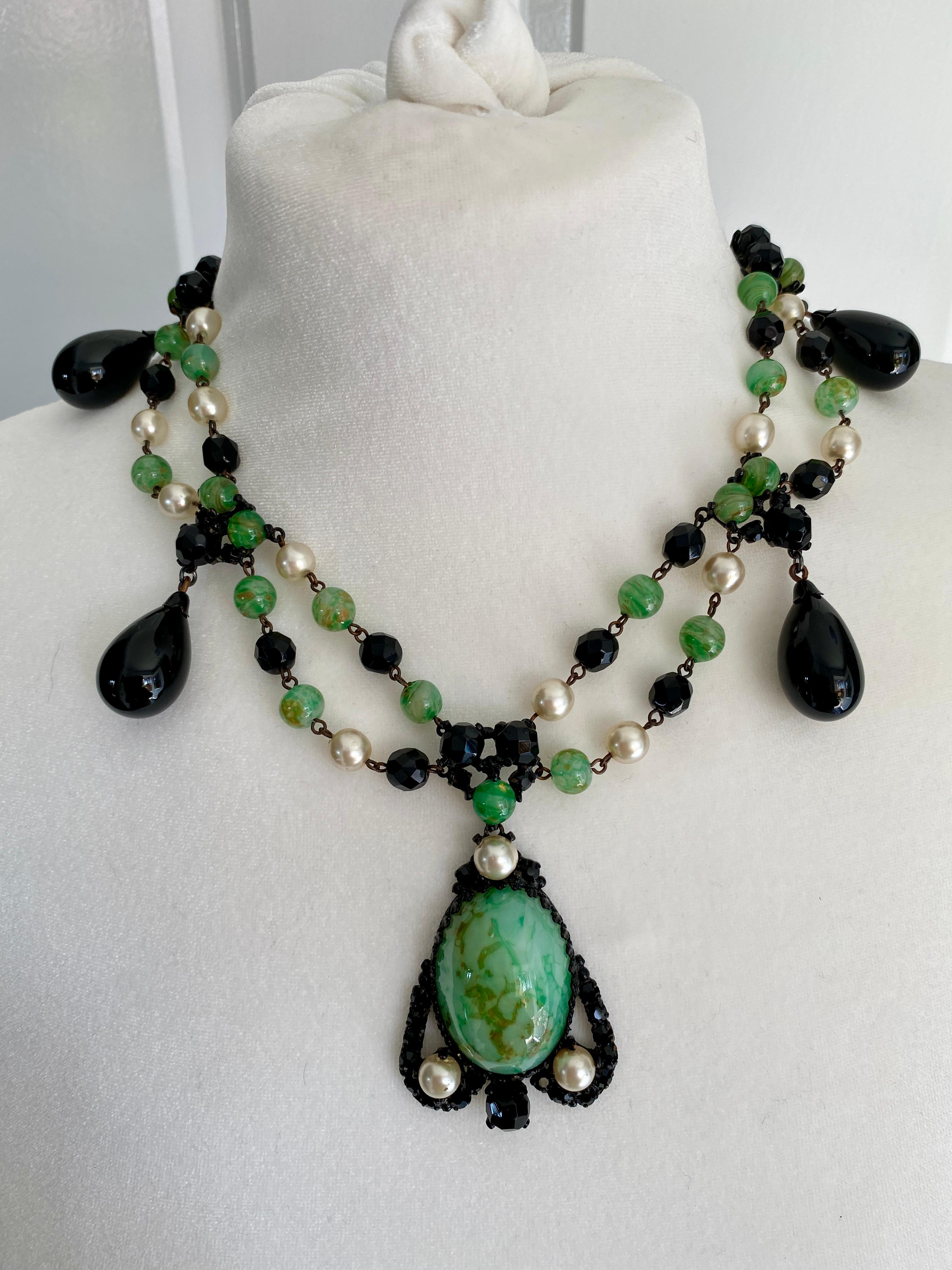 Lo stilista francese Roger Scemama per Christian Dior Collana 1950s in vendita 9