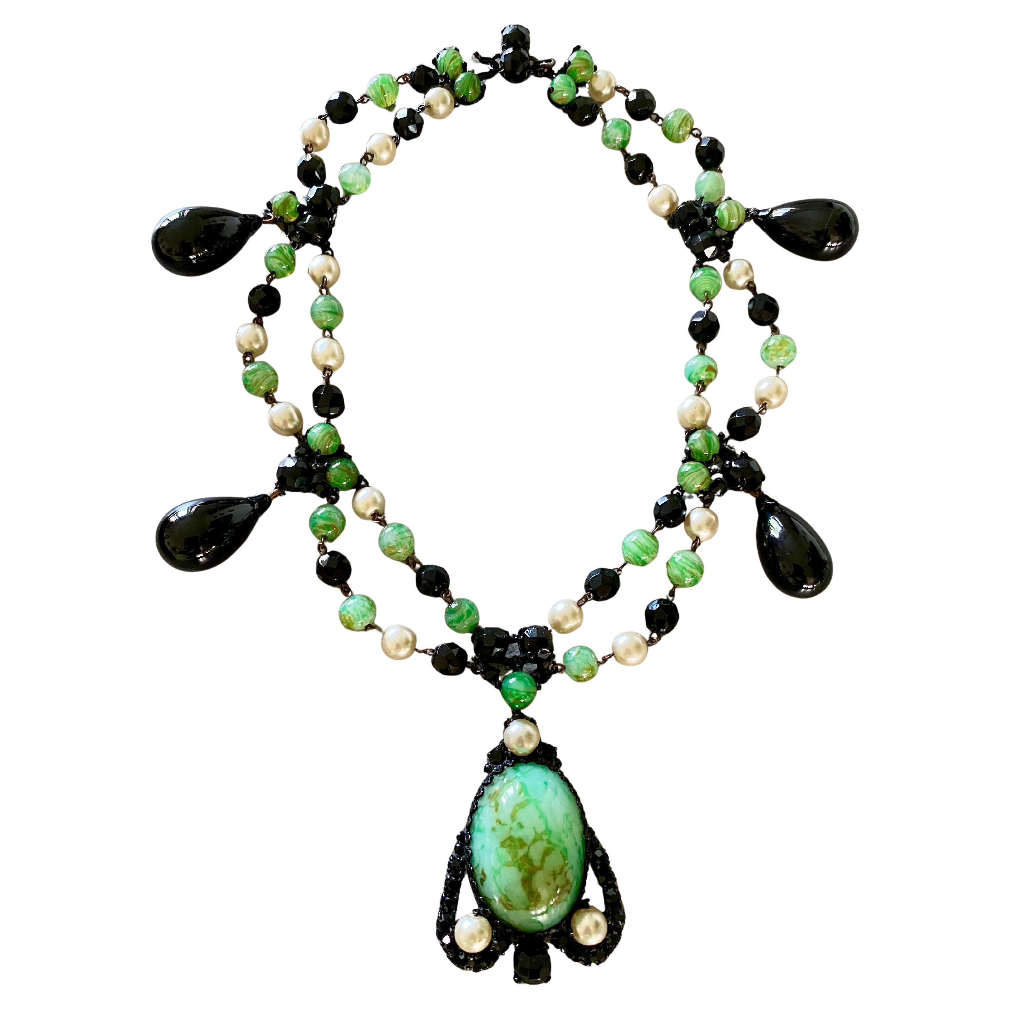 Lo stilista francese Roger Scemama per Christian Dior Collana 1950s in vendita