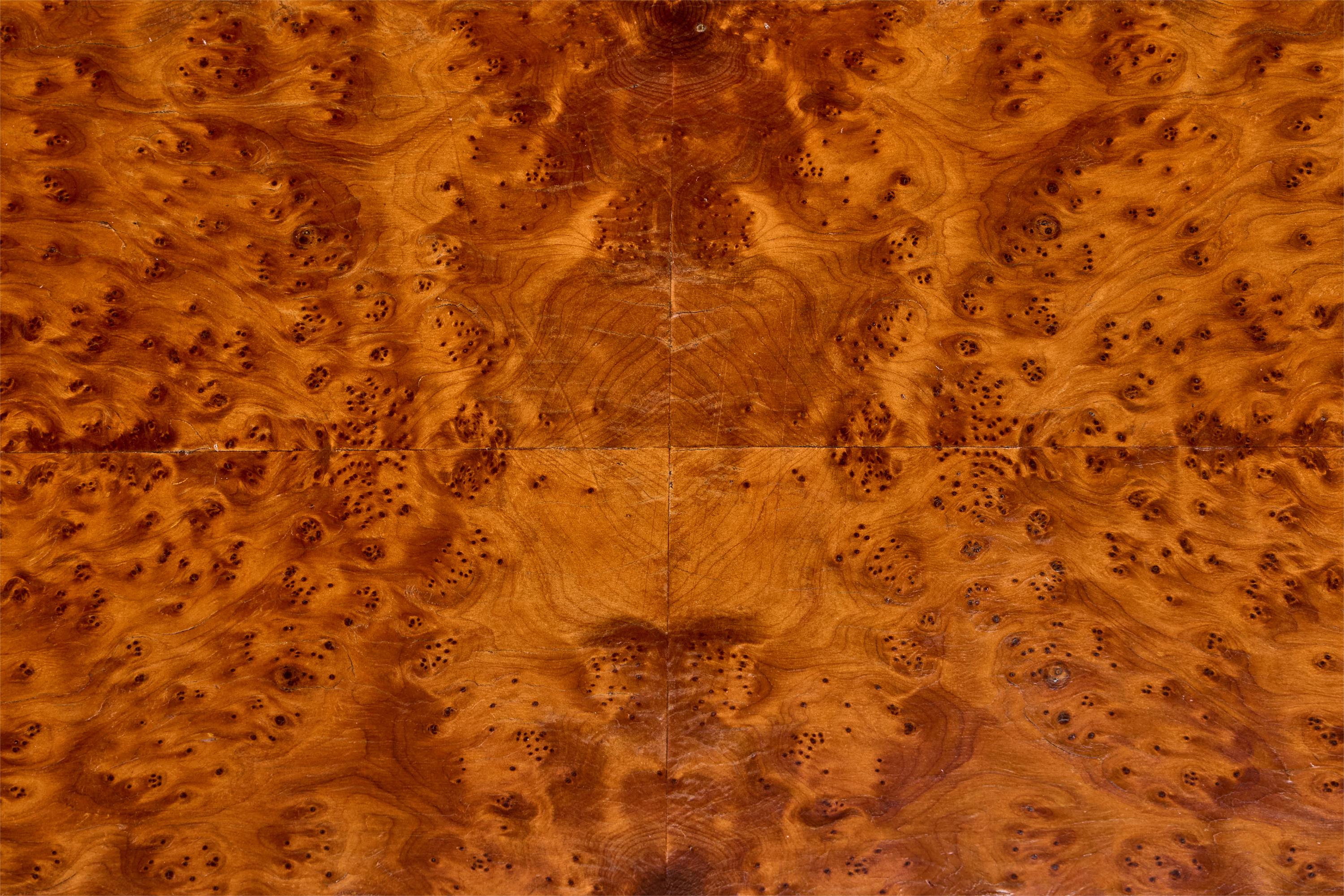 French Designer, Side Table, Cedar, Burl, France, 1920s For Sale 4