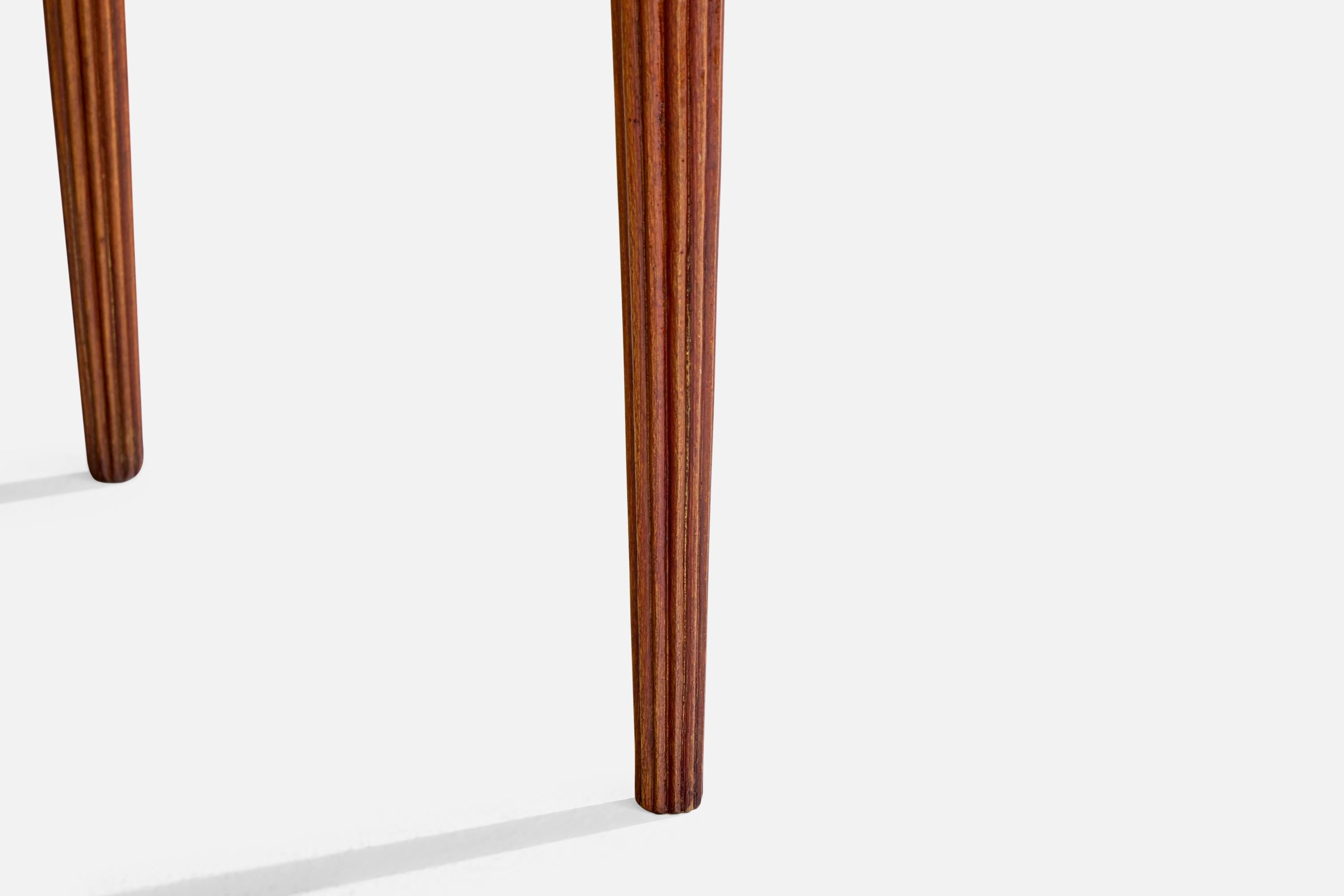 French Designer, Side Table, Cedar, Burl, France, 1920s For Sale 5