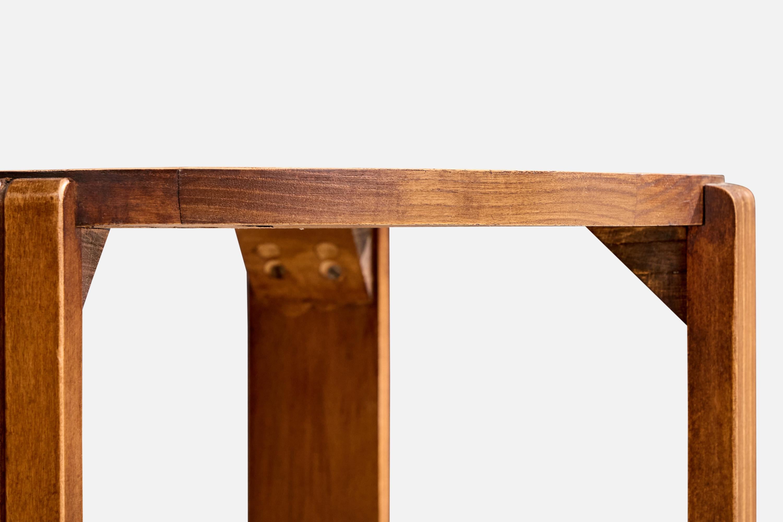 Tavolino di design francese, Quercia, Francia, anni '30 in vendita 1