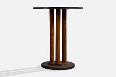 French Designer, Side Table, Wood, France, 1930s