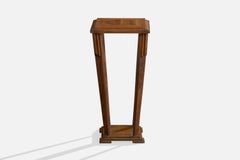 French Designer, Side Table, Wood, France, 1930s