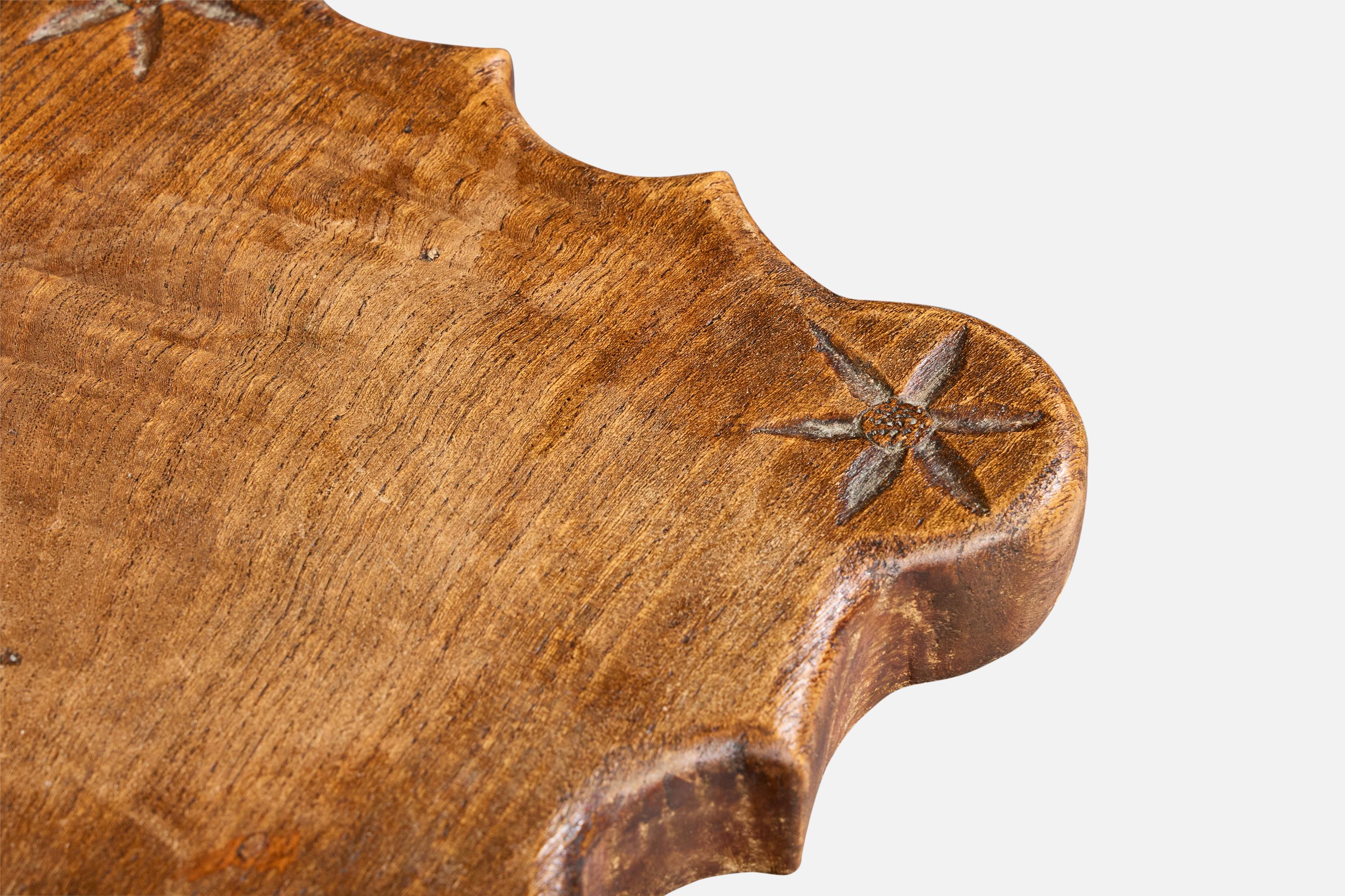 Bois Designer français, table d'appoint, Wood, France, années 1940 en vente