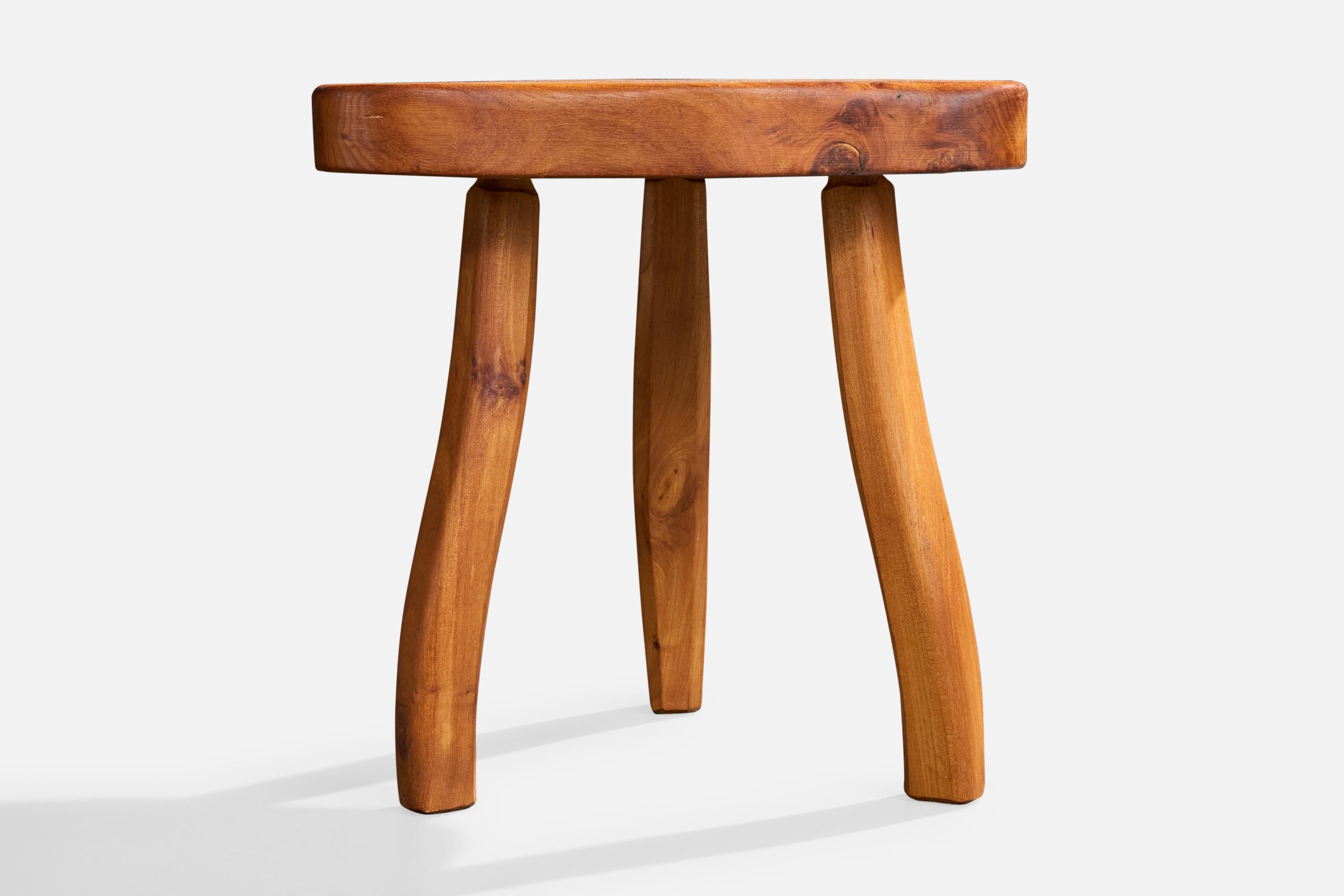 Sgabelli di design francese, Olmo, Francia, anni '60 in vendita 1